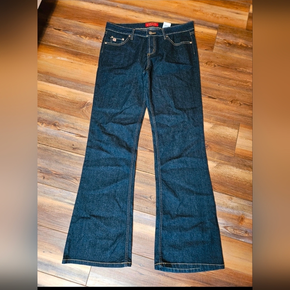 Paris Blues Dark Blue Flare Jeans